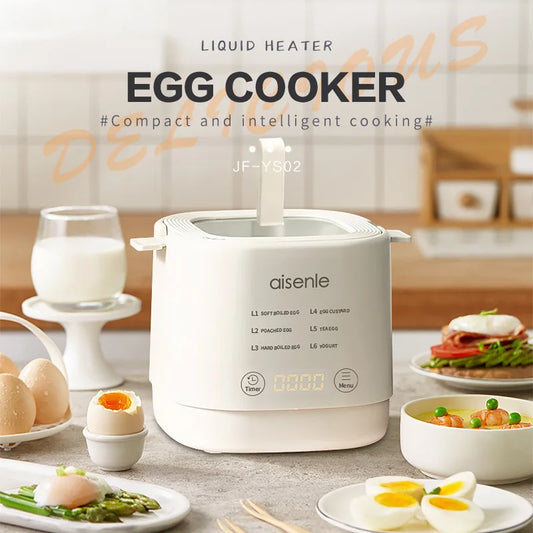 New Intelligent Egg Steamer Automatic Power Off Portable Small Egg Steamer Household Multi-function Yogurt Machine