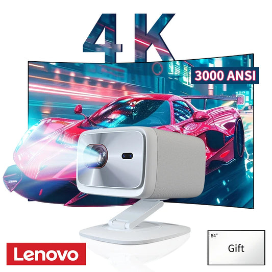 LENOVO 100P Full HD 1080P Projector 4K Smart Bluetooth WiFi 6 3000ANSI Auto Focus Home Theater Cinema High Brightness Projectors
