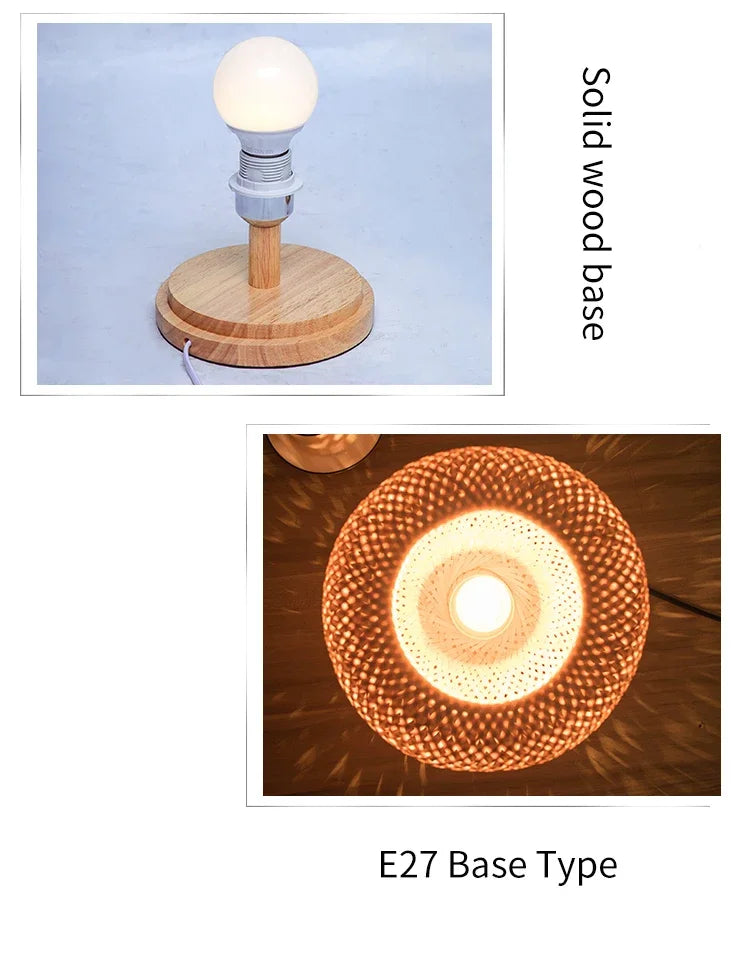 Wooden Wind Small Vine Bar Desk Lamp Creative Modern Living Room Hotel Desk Bedhead Adjustable Home Lighting Decoration Fixtures