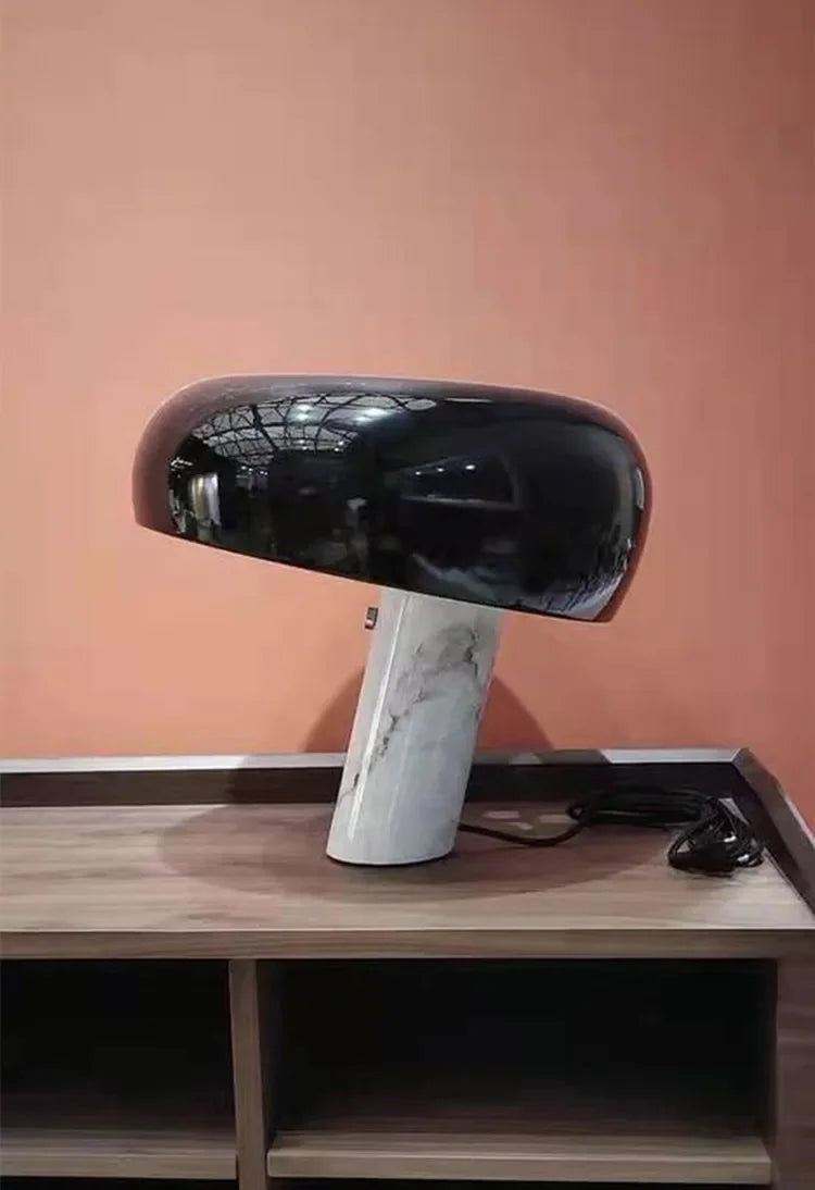 Italian Luxury Designer Mushroom Marble Desk Lamp Modern Children's Study LED Table Lamps Living Room Bedroom Decorative Lights