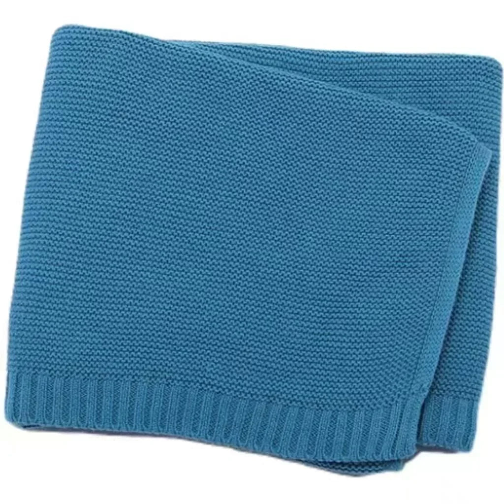 Personalized Baby Blanket Cotton Stroller Blanket Hug Quilt Knitted Cotton Birthday Gifts Bebé Bedding Swaddle Girls Boys Item