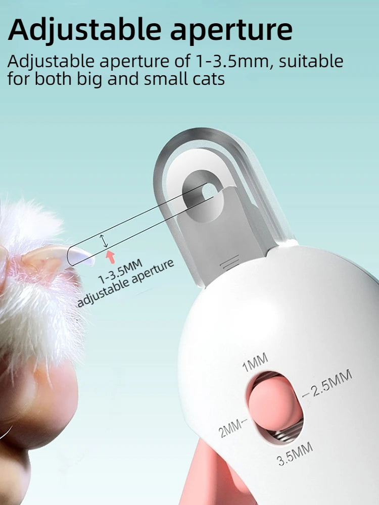 Cat Dog Nail Clipper Cutter Professional Pet Nail Clippers with Adjustable Hole Pet Claw Trimmer Puppy Kitten Care Grooming Tool