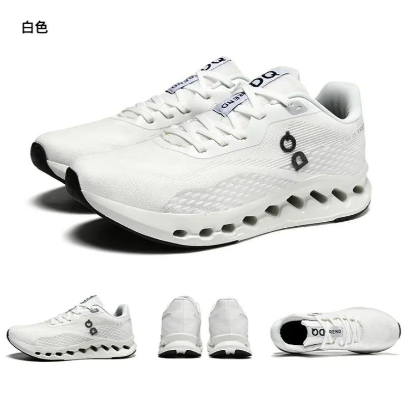 Fashion Cushioning Running Shoes for Men Lightweight Sneakers Breathable Tennis Shoes Non-Slip Sports Casual Walking Footwear