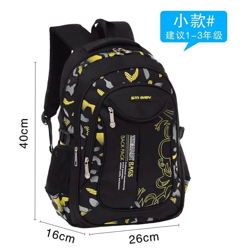 Kids backpack children School Bags For Boys orthopedic school Backpack Waterproof Primary Schoolbag book bag mochila infantil - AIAZ
