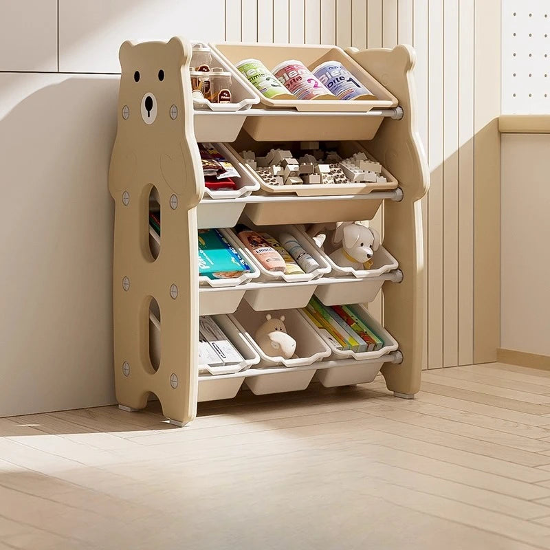 Children's Toy Storage Rack, Floor Standing Multi-layer Storage Rack, Easy Classification and Organization Storage Rack