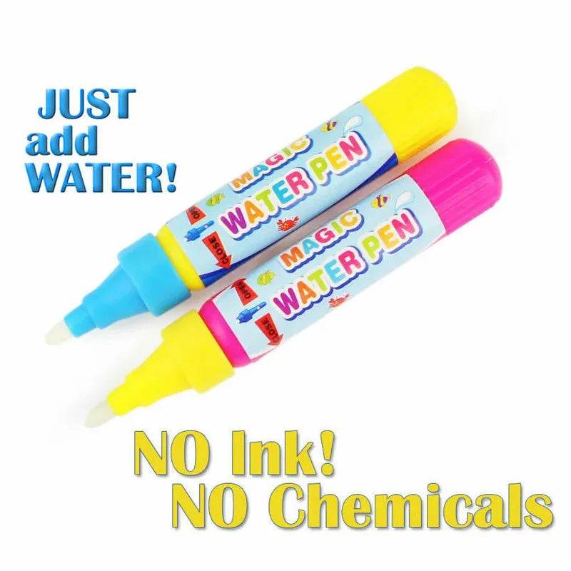 Doodle Pen Magic Pen Painting Mat Toys Pen Writing Mat Pen Water Drawing Toys Replacement Tool Educational Toys for Kids - AIAZ