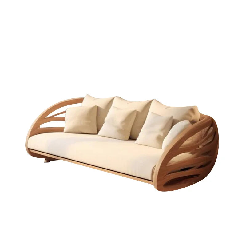Minimalistic Wooden Sofa Stools Recliners Modern 3 Seater Lazy Living Room Couch Lounge Mini China Sofas Camas Furniture