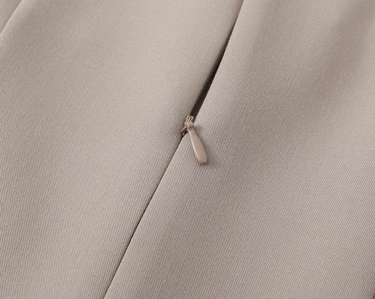 TRAFZA Women Fashion Sleeveless O Neck Slim High Waist Jumpsuits Woman Casual Summer Solid Elegant Single breasted Playsuits - AIAZ