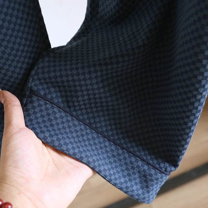 2025 New Men's Autumn/Winter Pajama Set Thickened Warm Home Clothes Long Sleeve Long Pants Two Piece Set Large Size Set - AIAZ