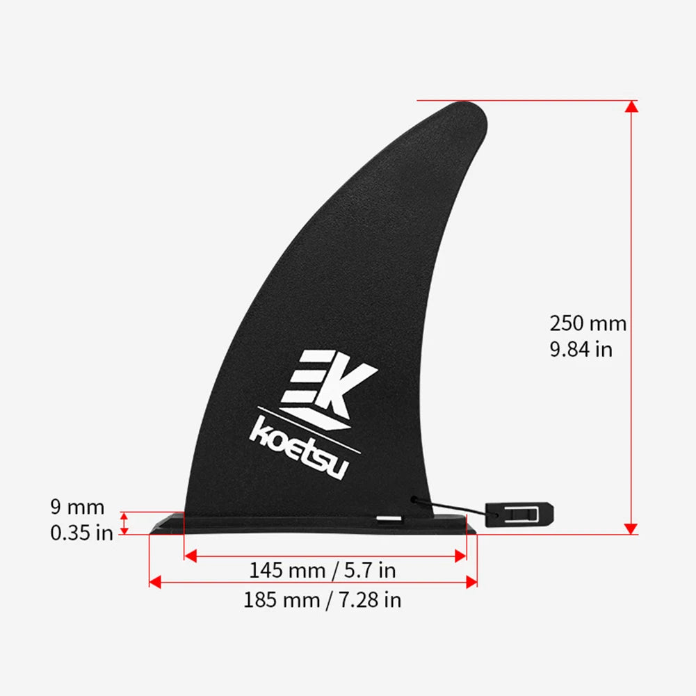 4.5/8/9/9.5/10Inch Surfboard Fin SUP Accessories Stand Up Paddle Board Slide-in Fin Detachable Surf Water Wave Fin Stablizer