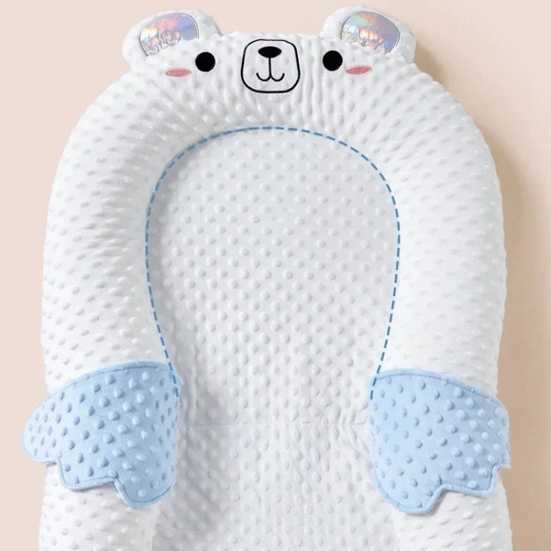 92 Baby Bedside Sleeper - Newborn Lounger Cushion, Anti-Reflux, Sleep Positioner for 0-3 Years, Infant Co-Sleeper.