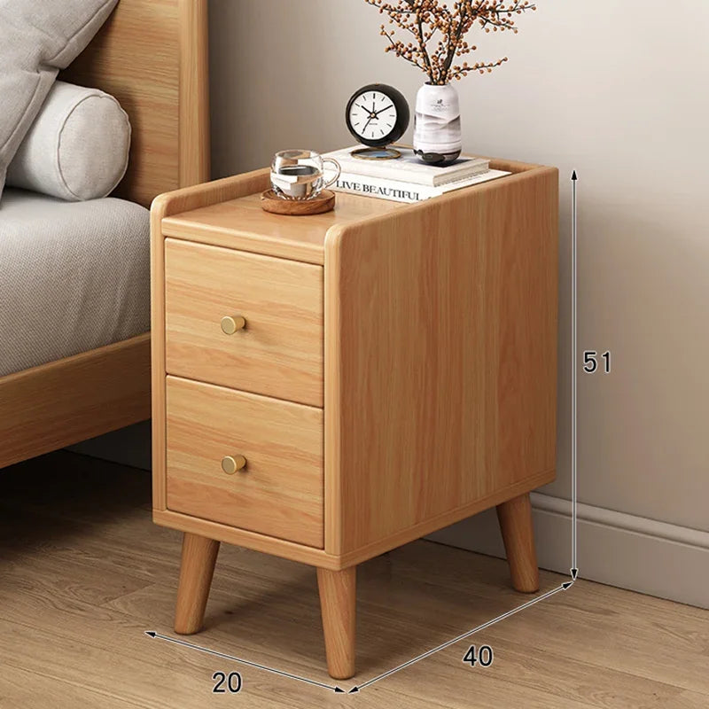 Modern Nightstands Bedroom Small Bedside Corner Night Stands Narrow Drawers Mobila Pentru Dormitor Bedroom Set Furniture