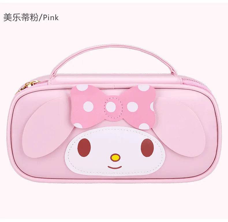 School Supplies Kawaii Pencil Case Stationery for Girls Pupil Cute Writing Bag Sanrio Kuromi Cinamoroll My Melody Student Kids - AIAZ