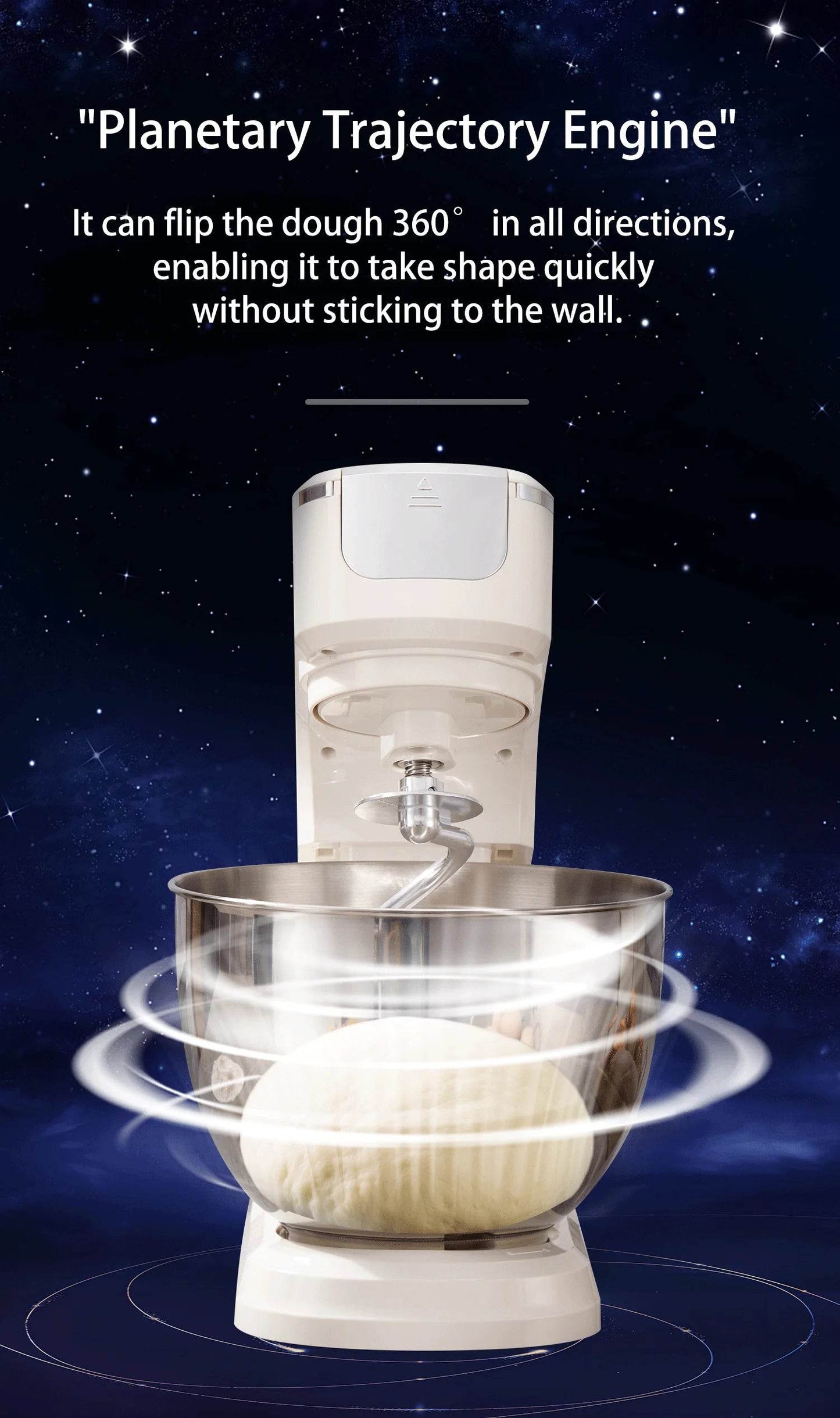 SUNATUR 2000W electric kitchen blender 8L stand mixer machine Egg Beating cream All-in-One Mixer Household Auto Dough Kneading - AIAZ