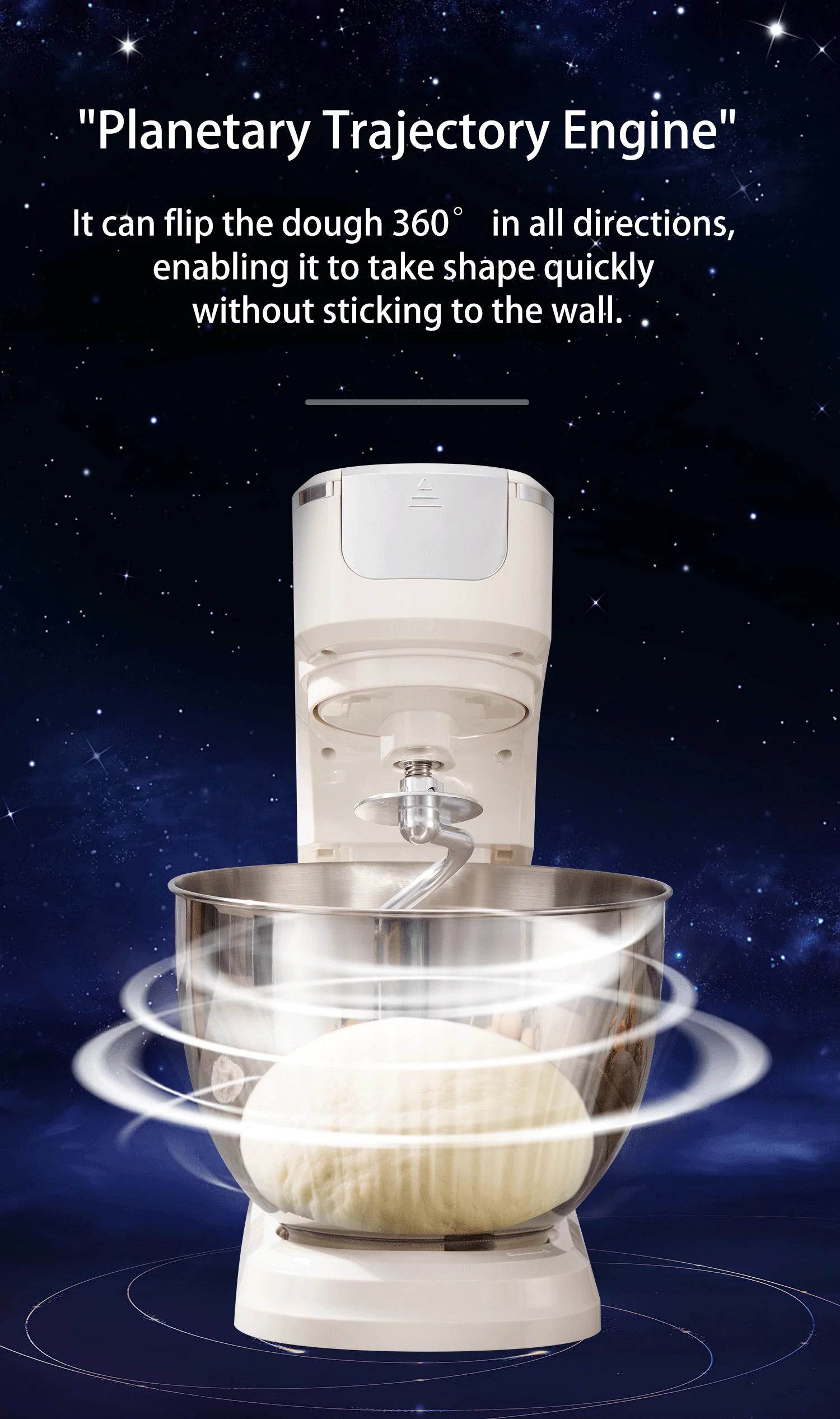 SUNATUR 2000W electric kitchen blender 8L stand mixer machine Egg Beating cream All-in-One Mixer Household Auto Dough Kneading - AIAZ