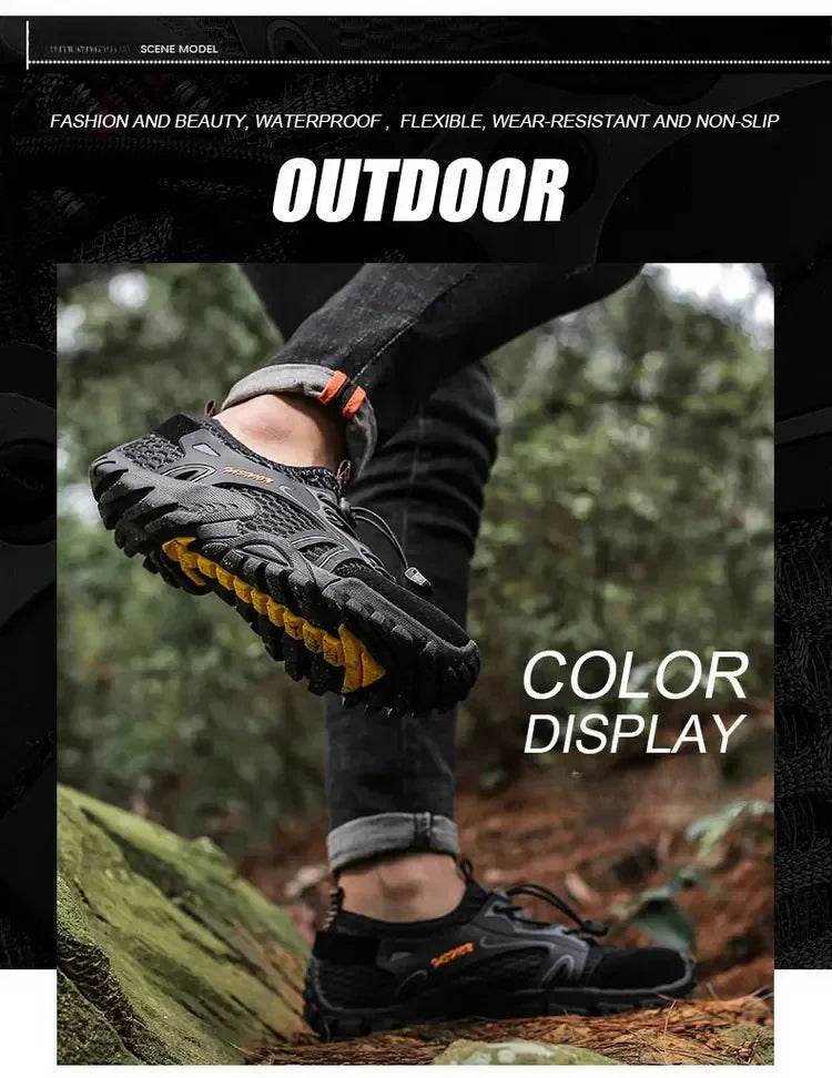 Wear-resistant Shoes for Men Hiking Shoes Jogging Trekking Sneakers Fast Zapatos Outdoor Hombre Invierno Outdoor Anti-slip - AIAZ