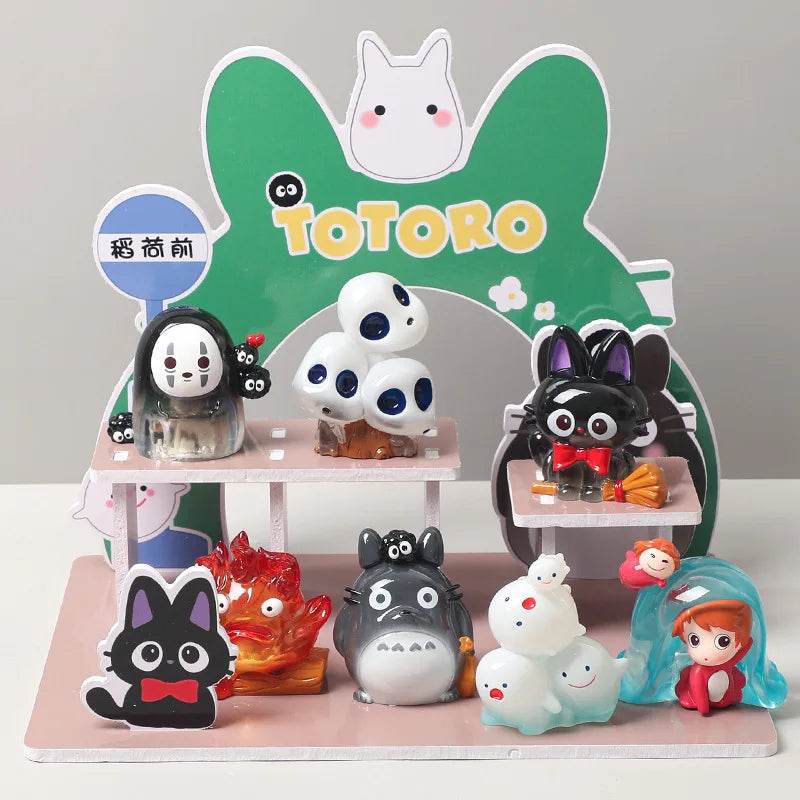 Kawaii Totoro Blind Box Hayao Miyazaki Anime Fairy Tale Elves Mysterious Box Anime Model Kids Birthday Gift Bedroom Home Decor - AIAZ