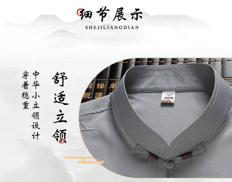 Men's sets (Shirt + trousers) 2025 summer new style men fashion shirt short sleeve shirt High quality shirts male Two Piece - AIAZ