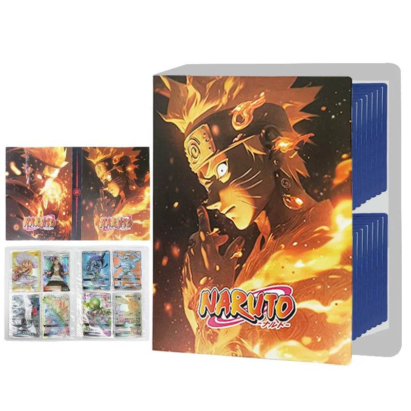 240pcs Card Album Book Naruto Dragon Ball Goku Vegeta ONE PIECE Luffy Zoro Map Letter Holder Binder Card Notebook Collection Toy - AIAZ