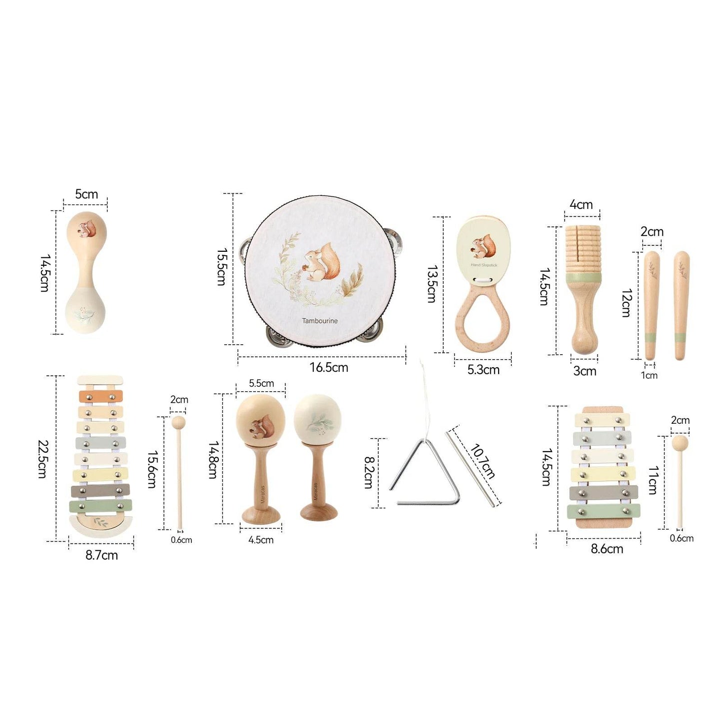 Musical Instruments Montessori Music Baby 0 12 Months Toys Drum Xylophone Kids Early Educational Wooden Instruments Baby Toys - AIAZ