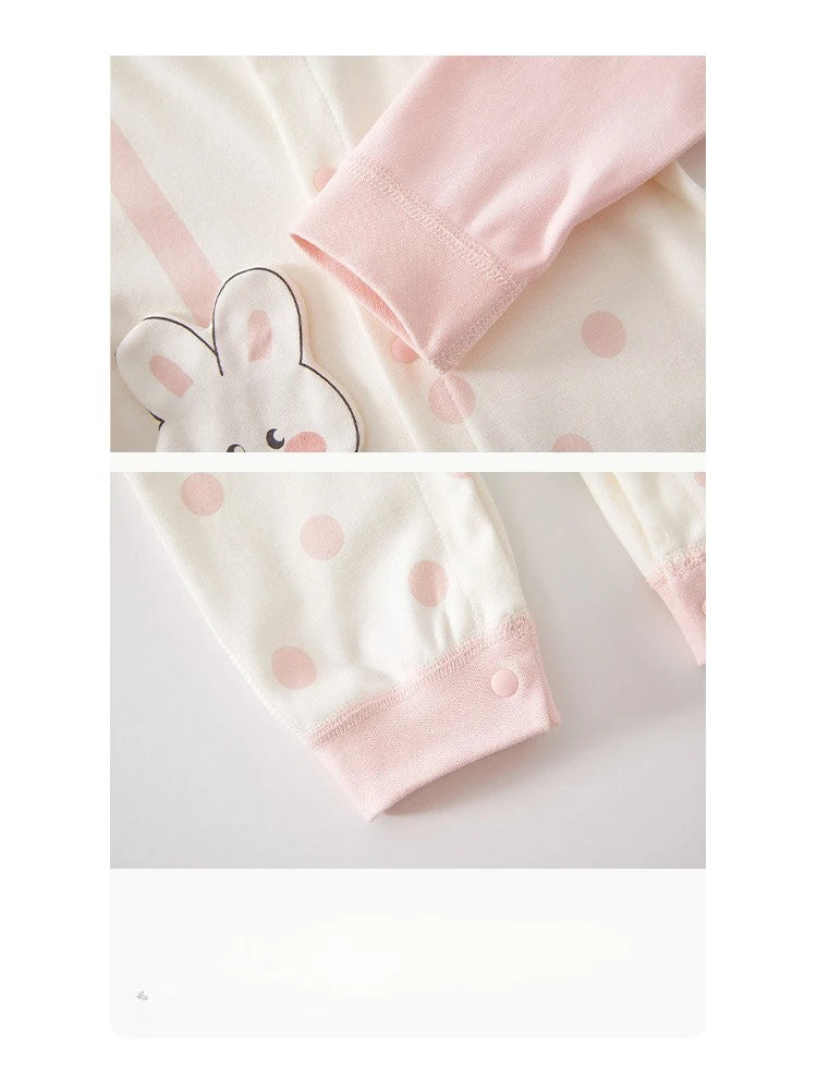 Baby Jumpsuit Spring and Autumn Pure Cotton Baby Clothes for Girls, Newborn Clothes, Crawling Clothes Boneless Cute Pajamas