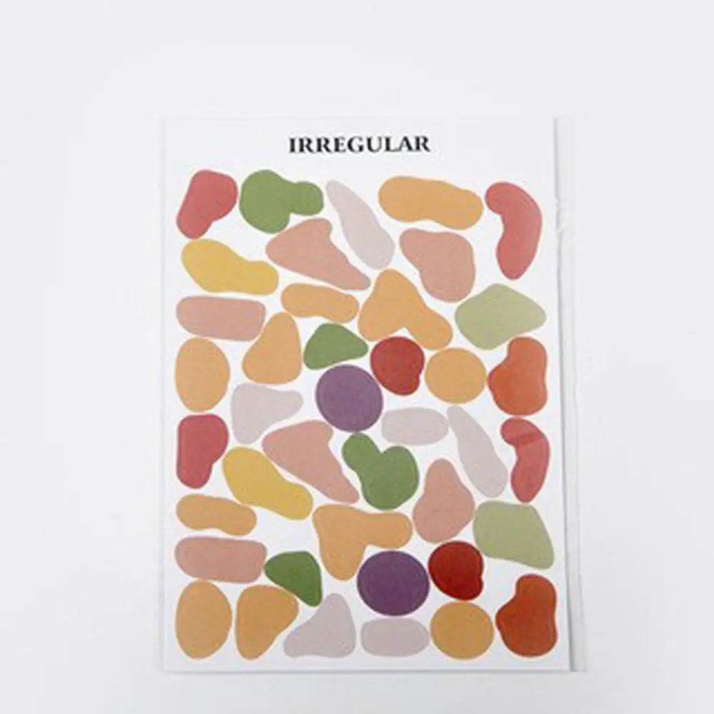 School Supplies Planner Album Self-adhesive Decorative Decals Label Stickers Stationery Stickers Diary Scrapbooking Stickers - AIAZ