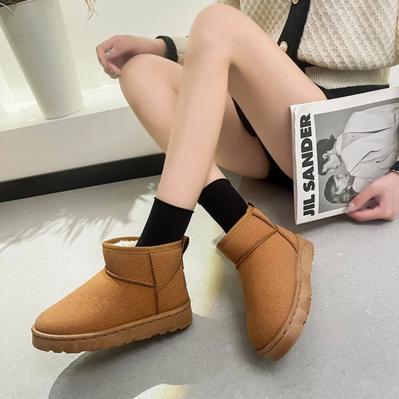 New 2025 Women Winter Ultra Mini Boot Designer Australian Platform Boots for Leather Warm Ankle Fur Booties Luxury Boots