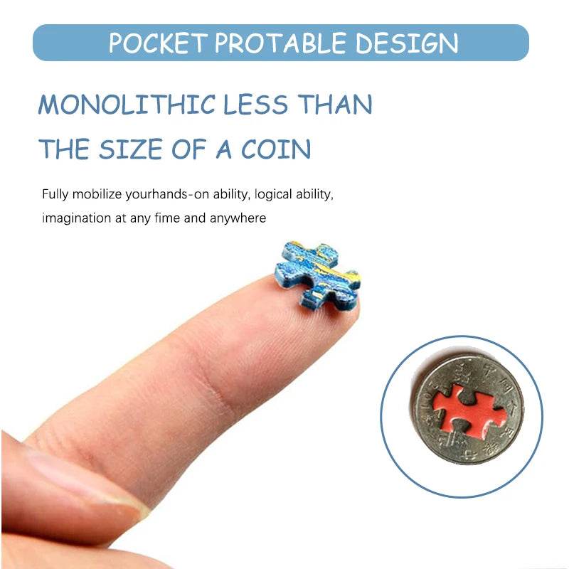 MaxRenard Jigsaw Puzzle 150pcs Mini Test Tube 15*10cm Travel Game World Famous Van Gogh Oil Paintings - AIAZ