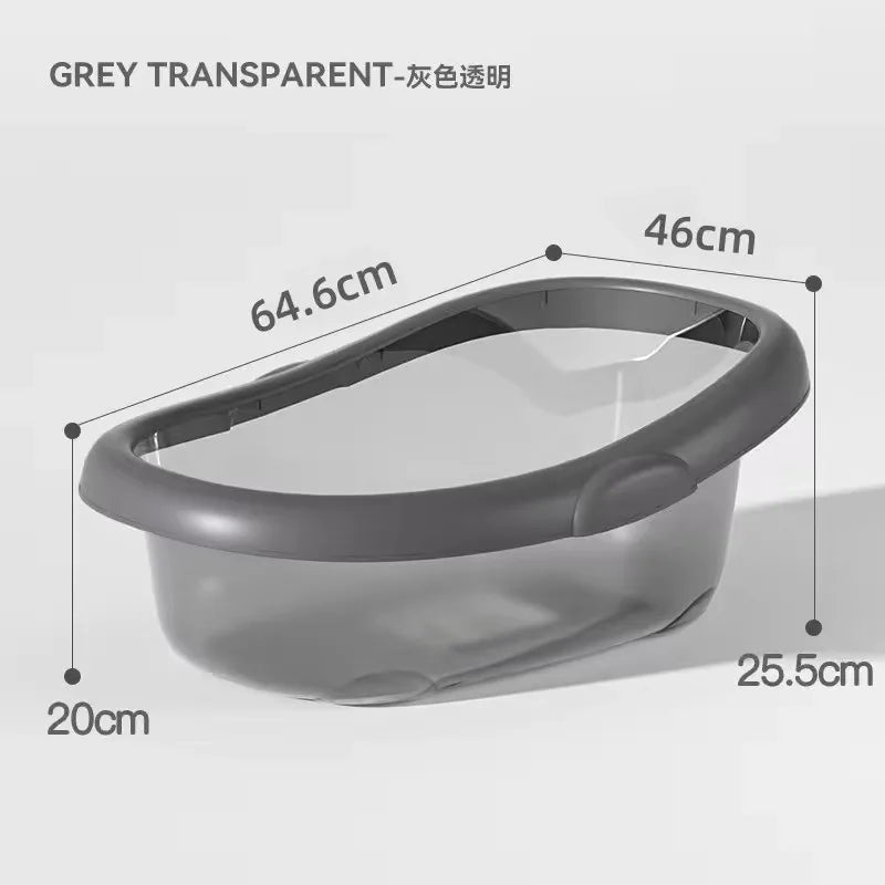 Newborn Baby Bathtub Thickened Plastic Portable Bath Tub for Toddlers Kids Eco-Friendly Transparent Design Big Size