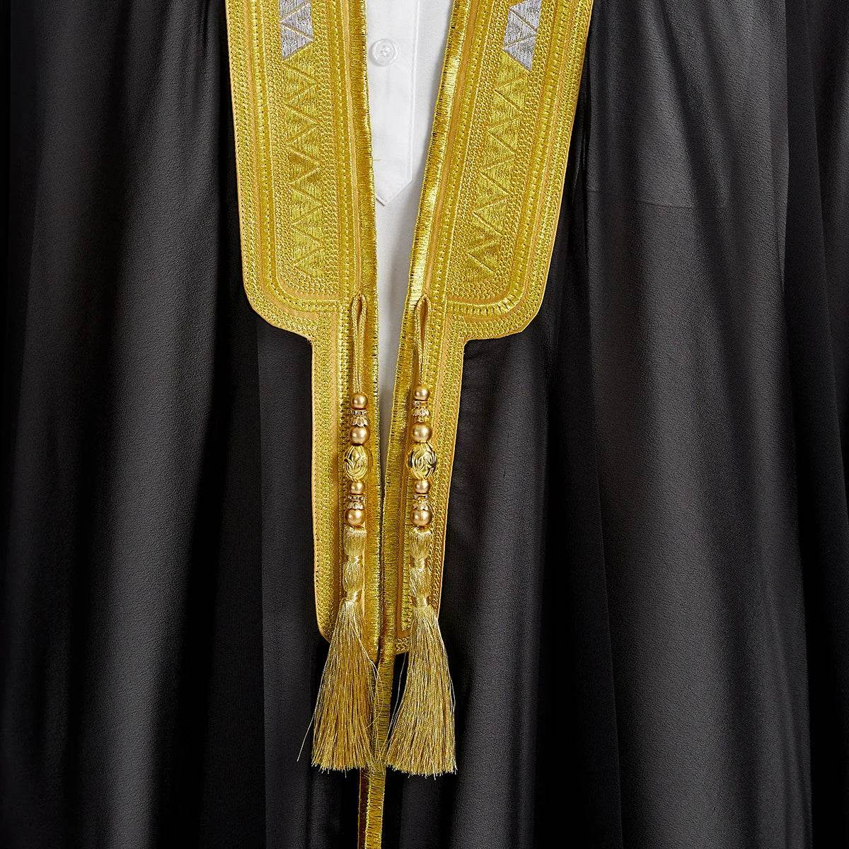 Islamic Clothing Men Robe Arabic Costumes Kaftan Muslim Man Moroccan Casual Long Dress Striped Middle East National Costume - AIAZ