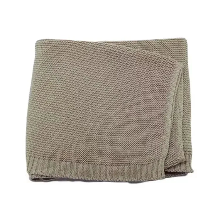 Personalized Baby Blanket Cotton Stroller Blanket Hug Quilt Knitted Cotton Birthday Gifts Bebé Bedding Swaddle Girls Boys Item