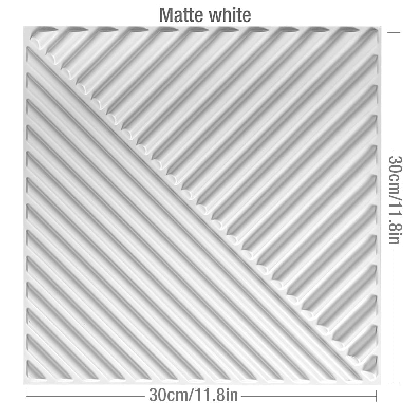 30x30cm 3D three-dimensional wall sticker decorative living room wallpaper mural waterproof 3d wall panel mold bathroom kitchen