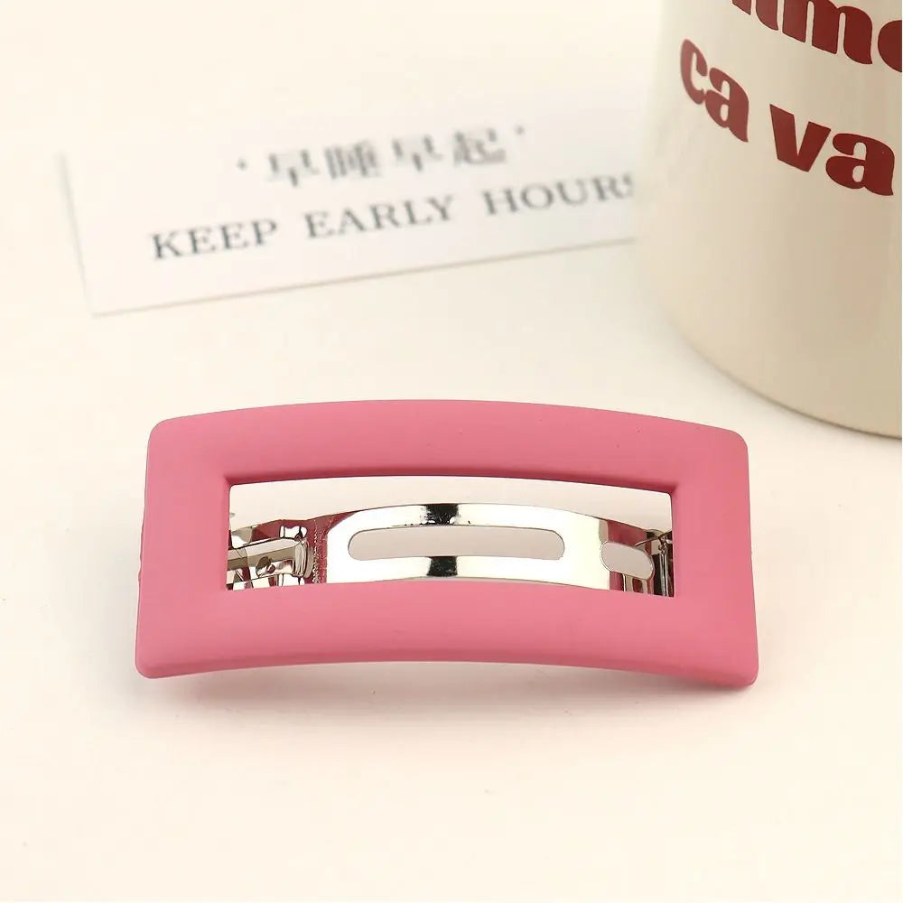 New Korean Matte Spring Hair Clip Claw Elegant Hairgrips Ponytail Holder Barrettes For Women Girls Hairpins Hair Accessories