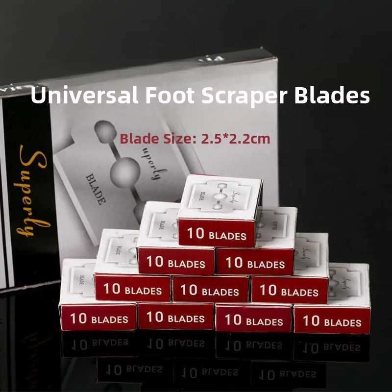 Foot Care Tool Kit Profional Dead Skin Removal Foot File Set with 0 Blades Foot Scraper Board Personal Hygiene Tool