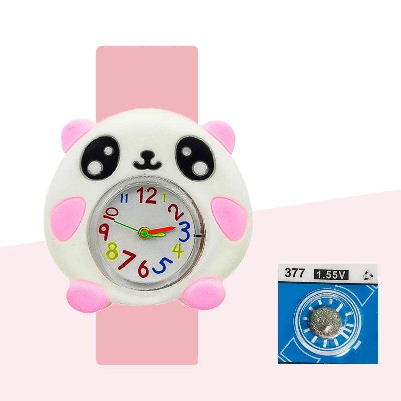 Baby Birthday Gift Children Toys Watches Cartoon Animal Dial Bracelet Kids Watches for Boy Girl 2-15 Years Old Child Clock - AIAZ