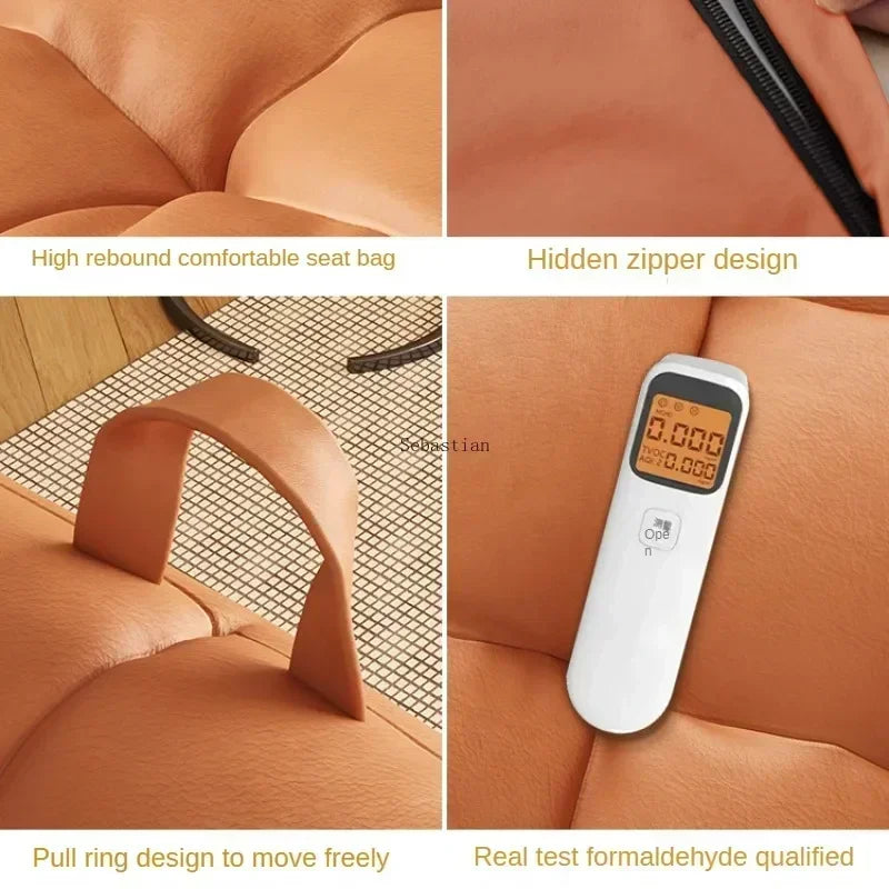 Solo Sofa Lazy Couch Tatami Living Room Bedroom Lovely Leisure Single Chair  Balcony Rocking Chair  Sofa Bed Reading Chair