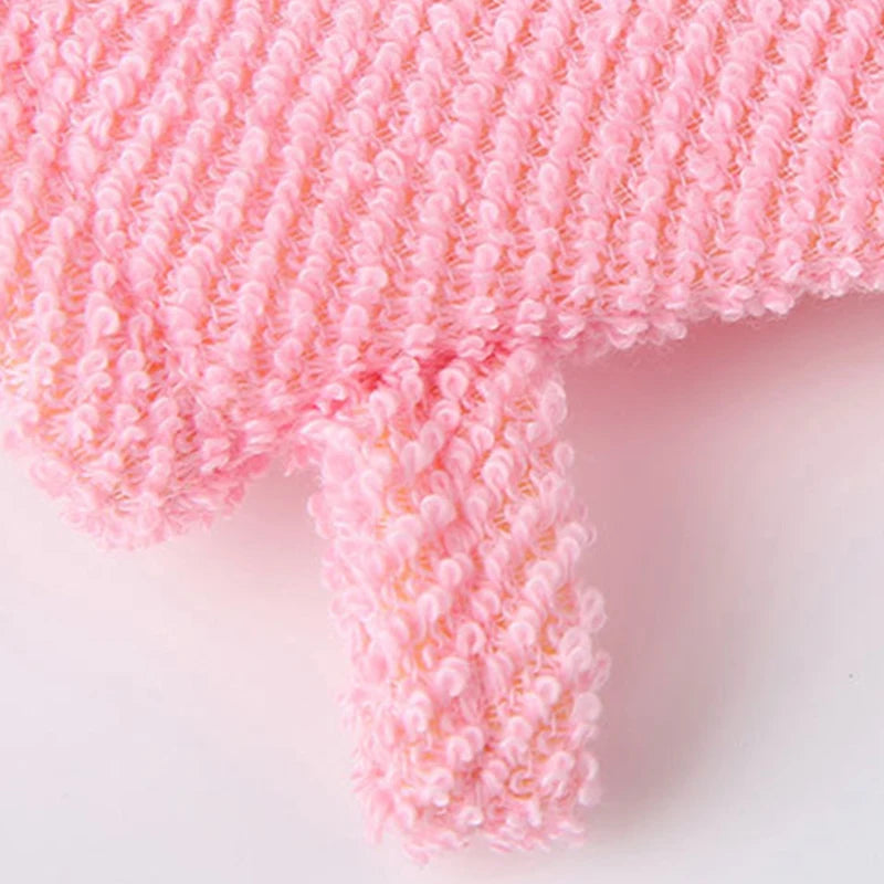 Cartoon Baby Bath Brushes Shower Wash Cloth Towels Soft Fabric Strong Water Absorption Cute Animals Style Kids Care Accessories