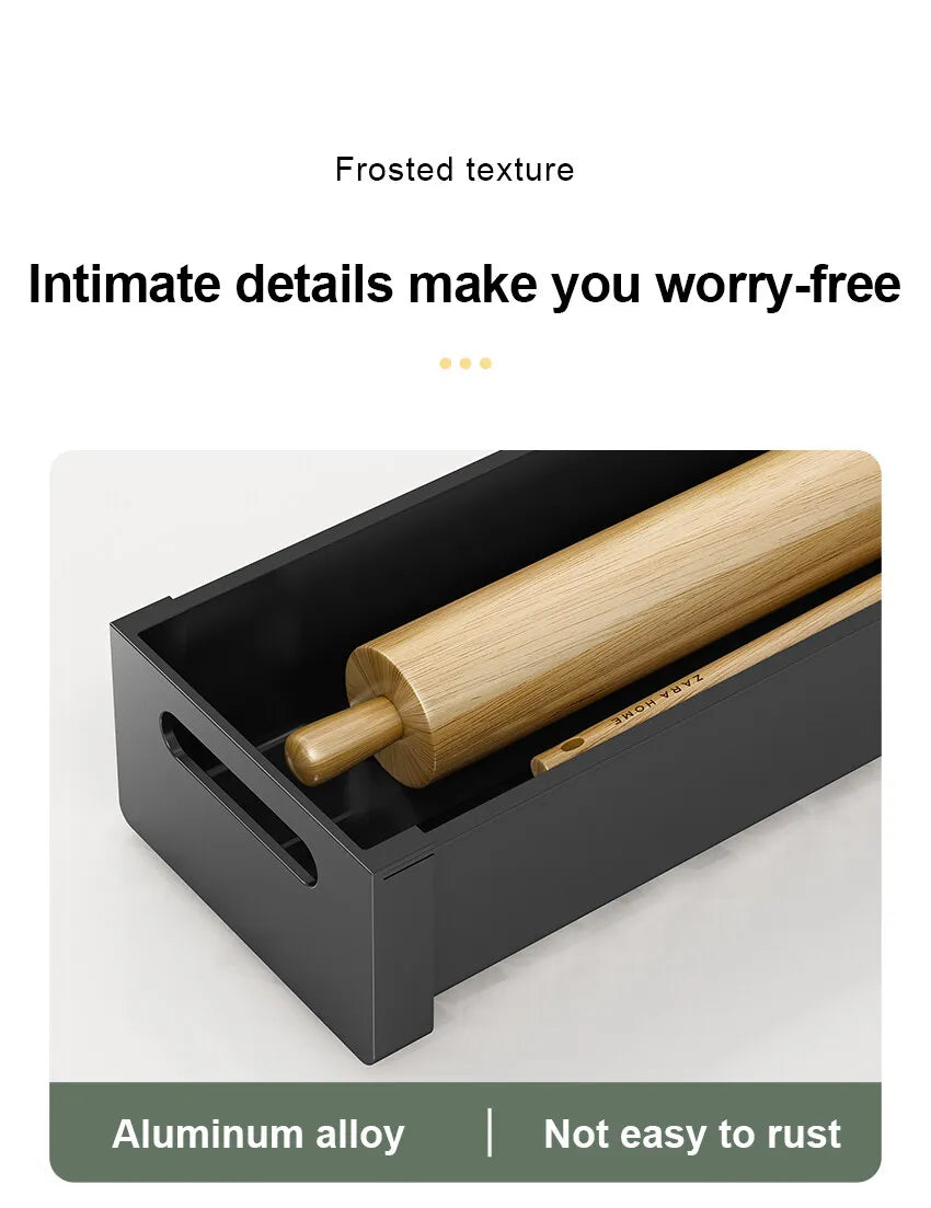 Adjustable Kitchen Dish Rack, Under Cabinet Drawer, Spoon, Chopsticks Storage Holder, Retractable Countertop, Sink Drying Shelf