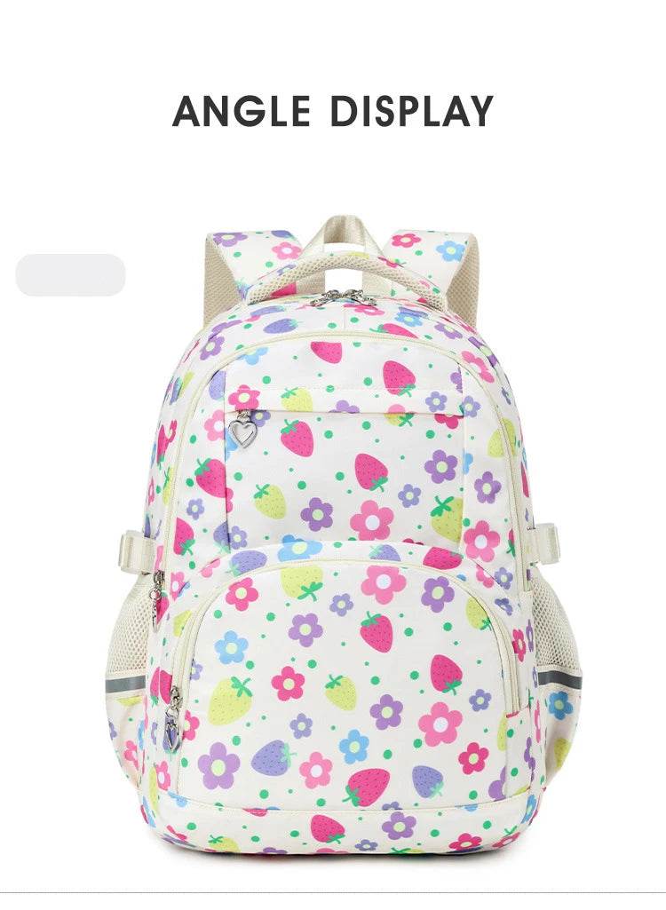 School Bags for Girl Pencil Case Colorful Set School Backpack Book Bag Luxury Brand Schoolbag Teenager's Backpack Kids - AIAZ