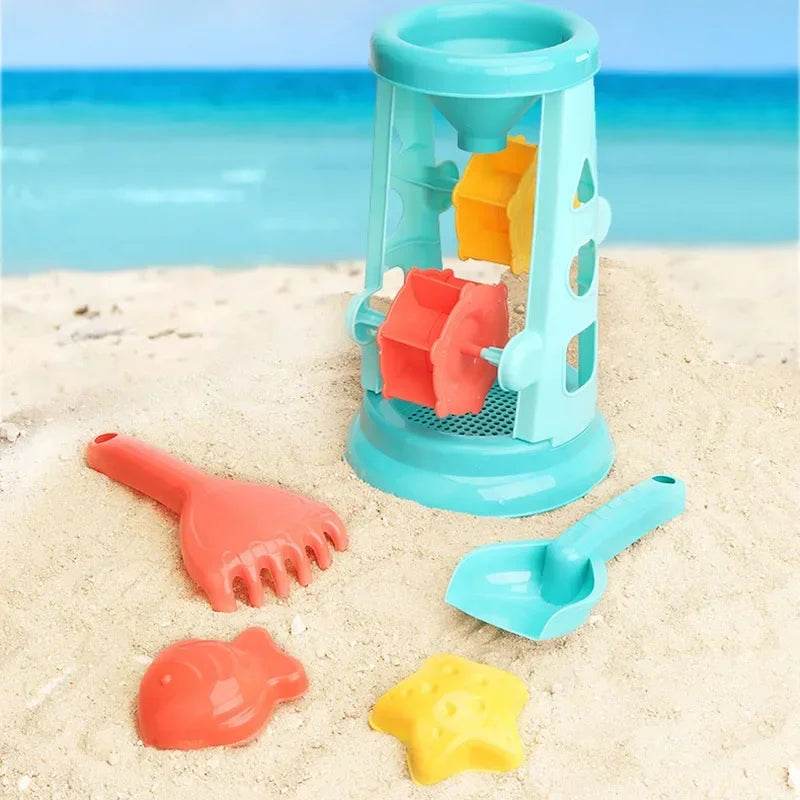 Children Sand Toys 18PCS Summer Beach Game Sand Bucket Shovel Silicone Sandbox Outdoor Water Fun Beach Toys kid gifts - AIAZ