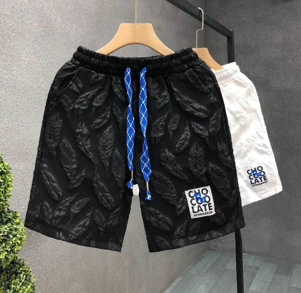 Men's Shorts Beach White Male Short Pants Baggy Printed New in Pant 2025 Fashion Designer Streetwear Dry Fit Summer Elastic Thin - AIAZ