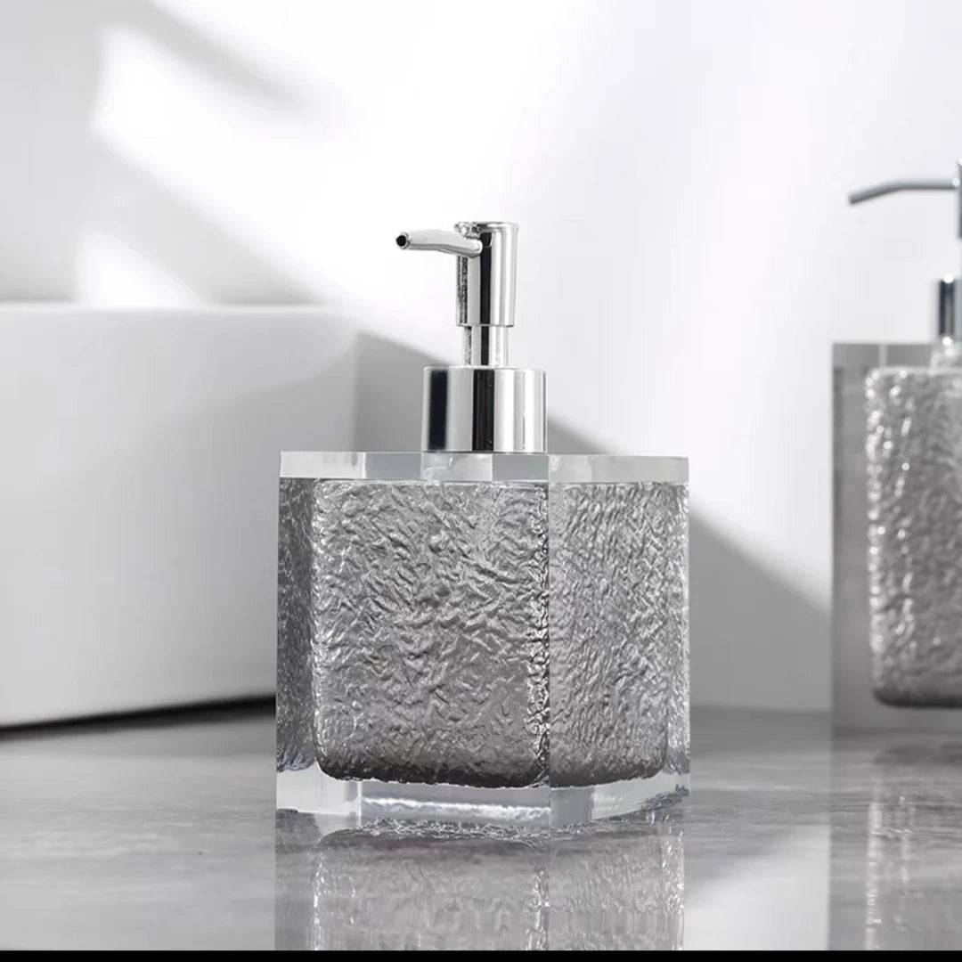 Resin Hand Sanitizer Dispenser Bathroom Dispensador Jabon Y Shampoo Refillable Lotion Shower Gel Holder Portable Soap Bottle