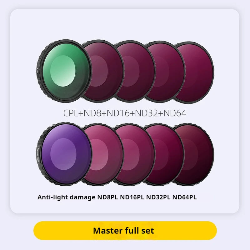 DJI Osmo Action 5pro/4 Filter Set CPL ND8/16/32 Nano Coated Filter Set Action4 Nd Lens Suitable for DJI Camera Accessories
