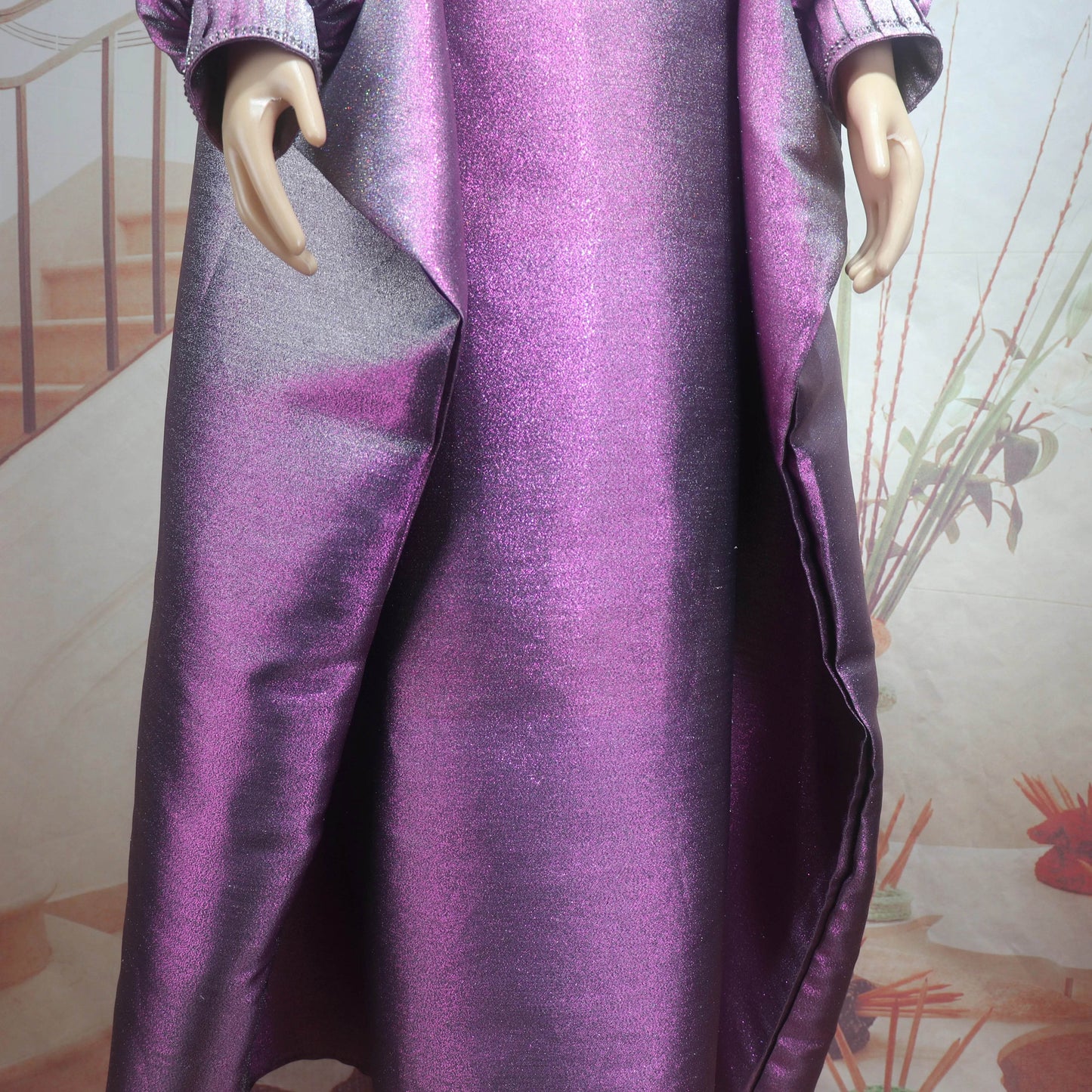 fashion turkey dresses for woman luxury elegant 2025 V-neck rhinestones dresses for church boubou african dresses - AIAZ