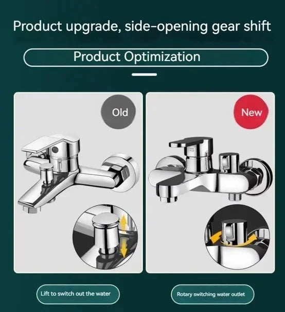 Bathroom Shower Faucet Mixing Valve Shower Shower Set Bathtub Mixing Switch Triple Hot and Cold Faucet Shower Faucet
