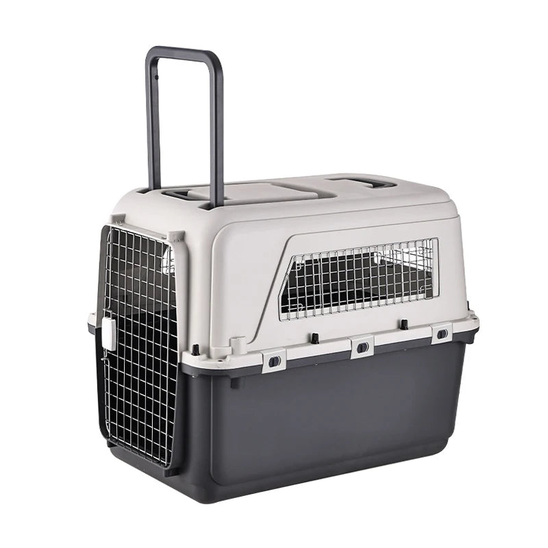 Dog Cage Pet Carrier Kennel Dog Travel Cate Portable Dog Cage for Small and Large Pets Air Box