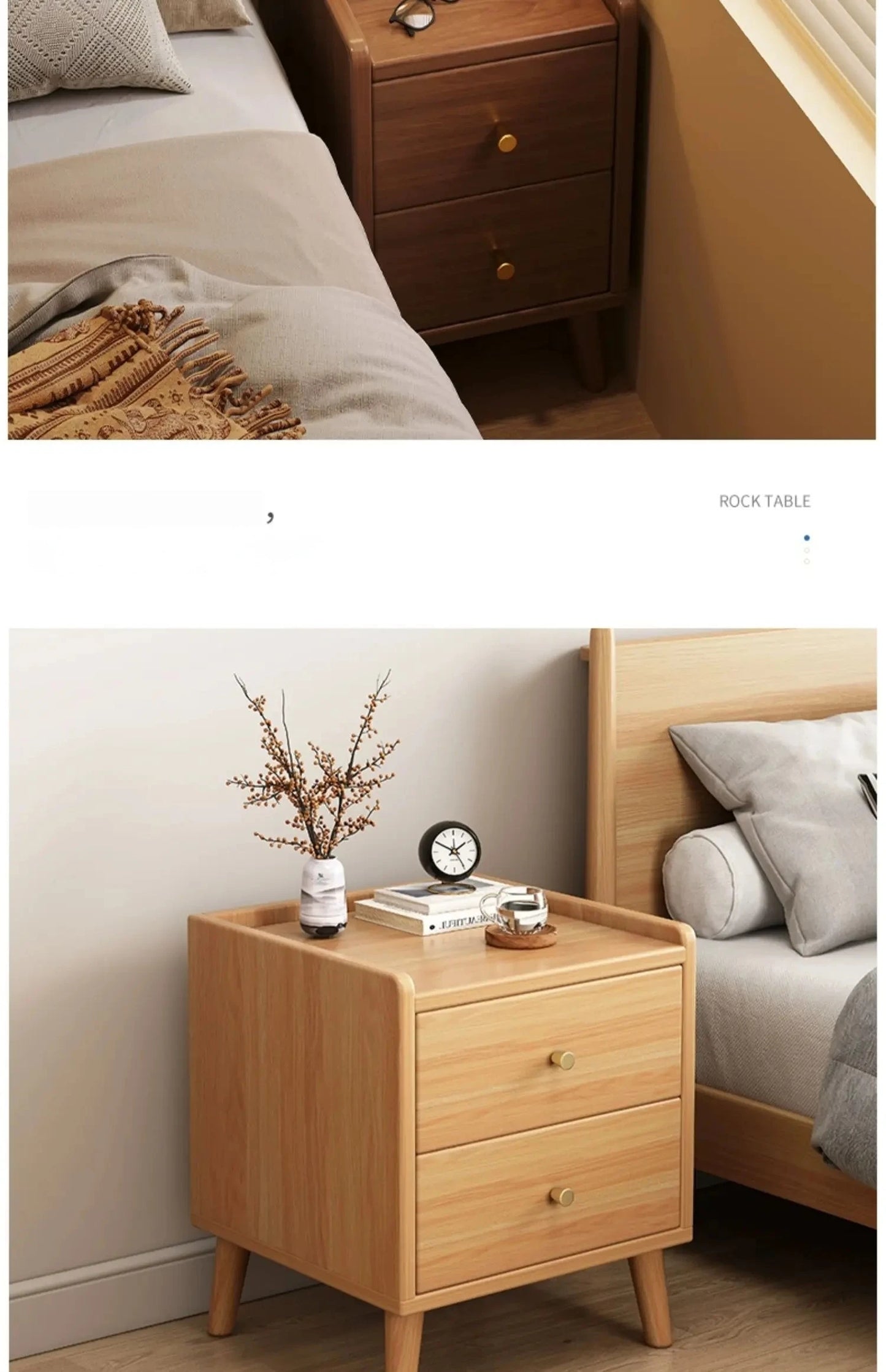 Modern Nightstands Bedroom Small Bedside Corner Night Stands Narrow Drawers Mobila Pentru Dormitor Bedroom Set Furniture