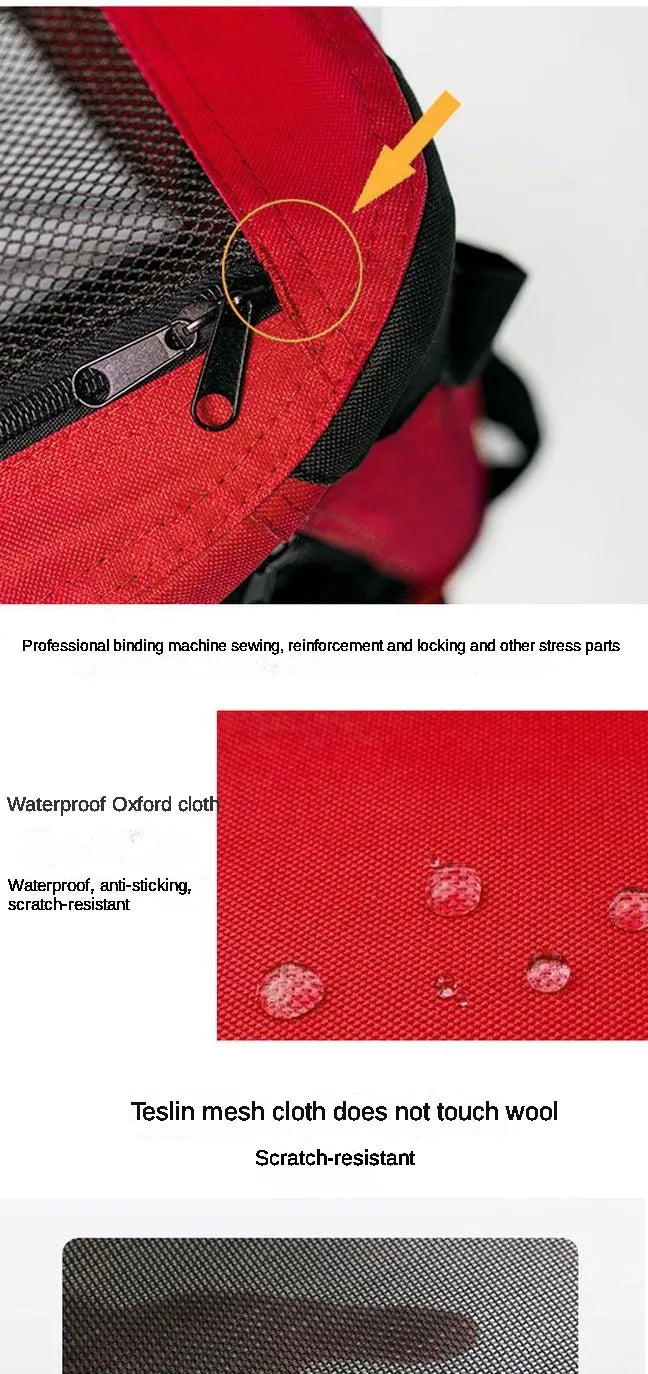 Dog Cage Car Kennel Outing Carrying Bag Pet Luggage Car Travel Cage Cat and Dog Cage Folding Medium and Large Dogs