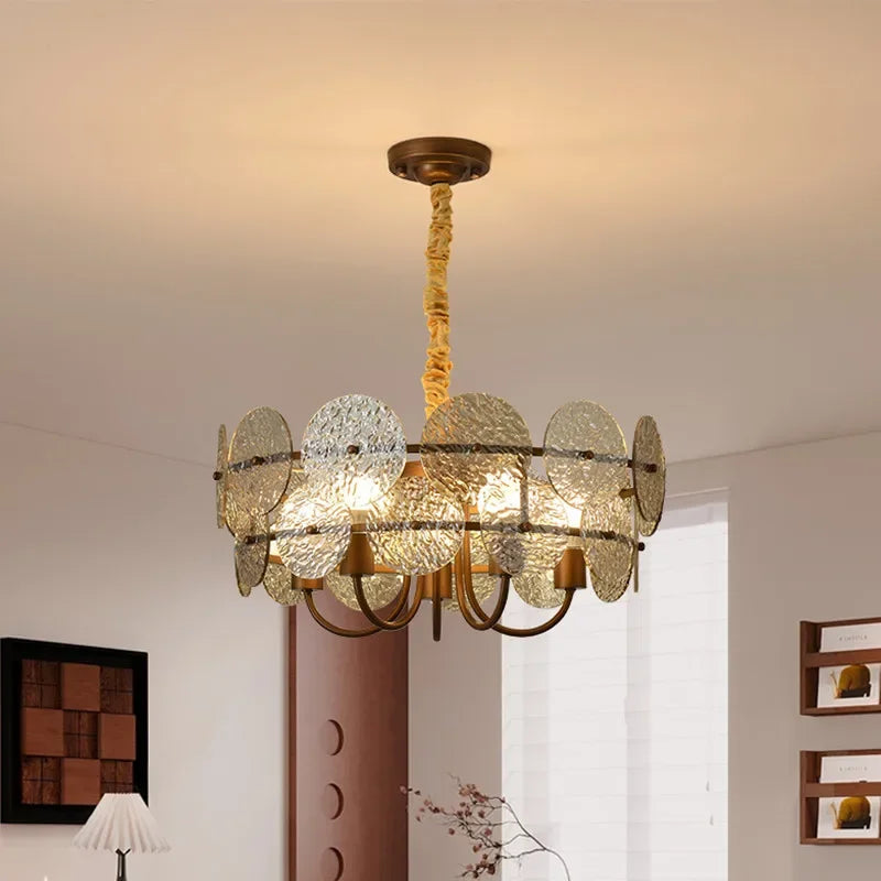 TEMOU Contemporary Restaurant Pendant Lamp French Retro Bedroom Study Villa Hotel Rooms Bar Counter Cafe  Aisle Light