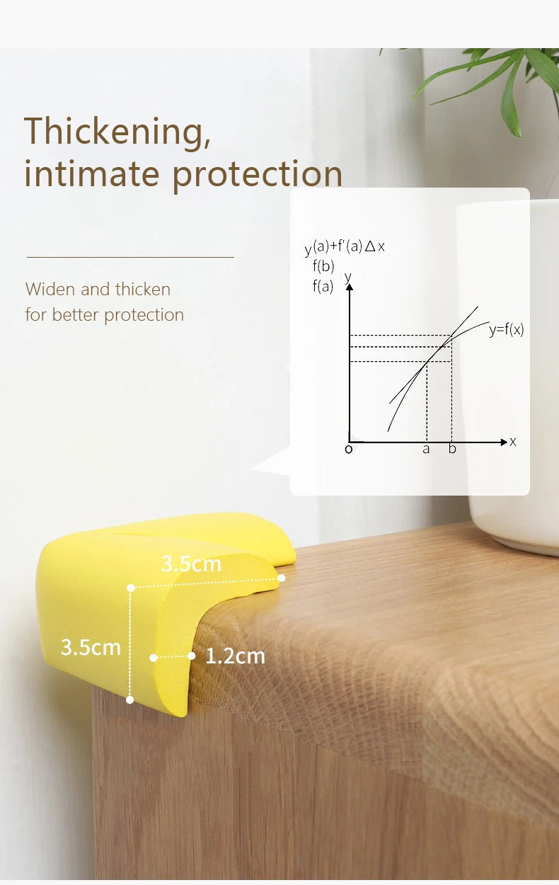 20Pcs Baby Safety Edge Protection Enfant Table Corner Bumper Protector NBR Furniture Corner Anti-collision Guard Children Safety